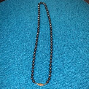 Hematite 12” necklace.